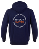 Image of Stout Gloves Hoodie " For Those Who Work Where Others Wont" - NAVY BLUE