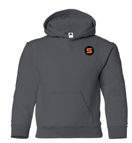 Stout Gloves Hoodie " For Those Who Work Where Others Wont" - CHARCOAL GREY