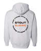 Image of Stout Gloves Hoodie " For Those Who Work Where Others Wont" - HEATHER GREY