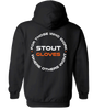 Image of Stout Gloves Hoodie " For Those Who Work Where Others Wont" - BLACK